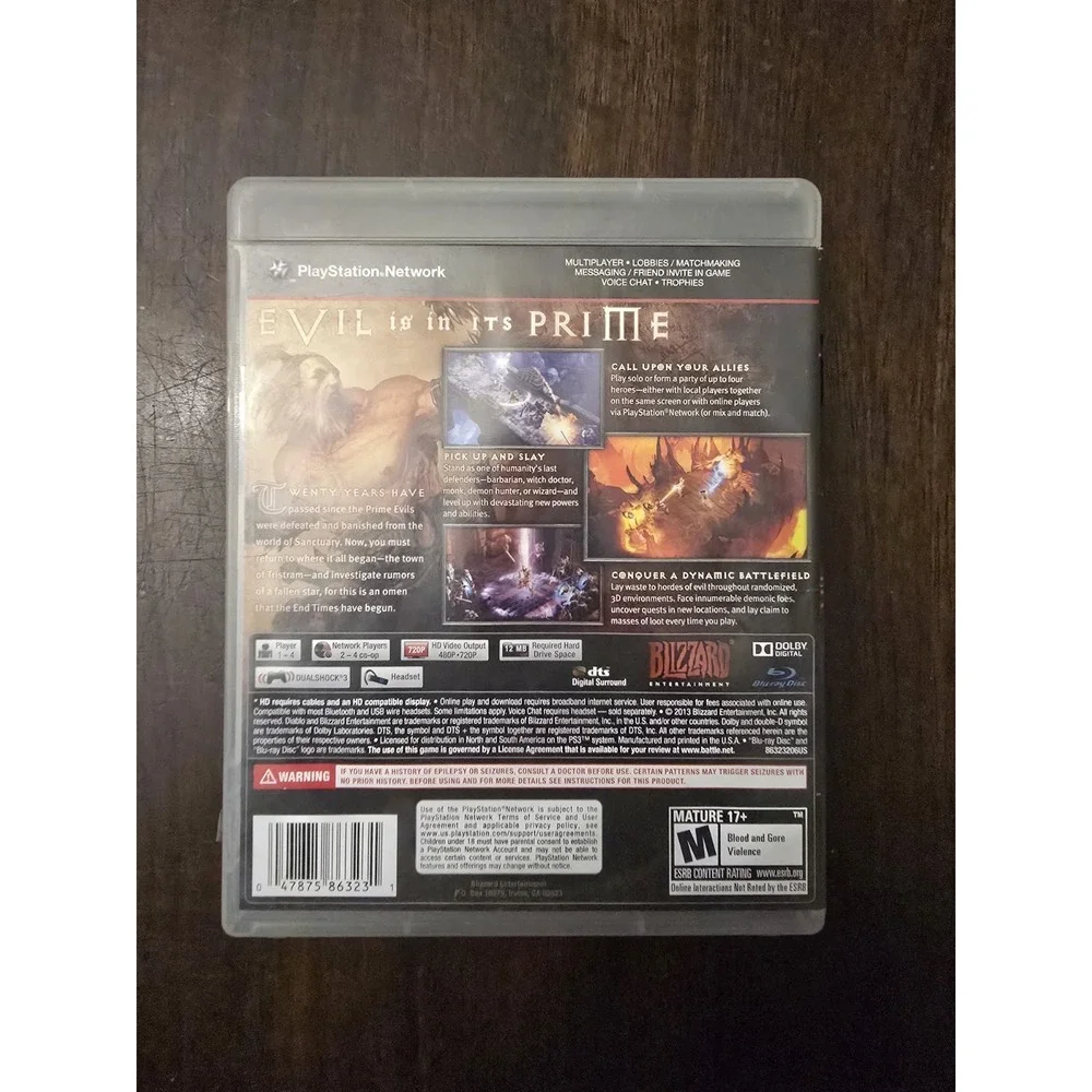 Sony PlayStation 3 (PS3) 2013 Diablo III ~Complete in Box~